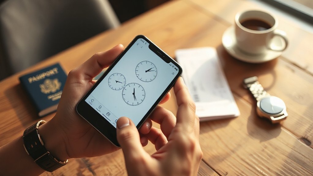 add iphone world clocks