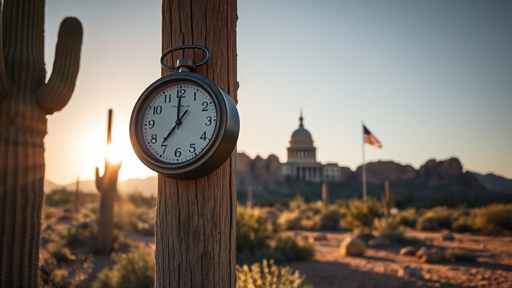 arizona stays on mst