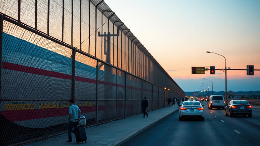 border cities follow u s