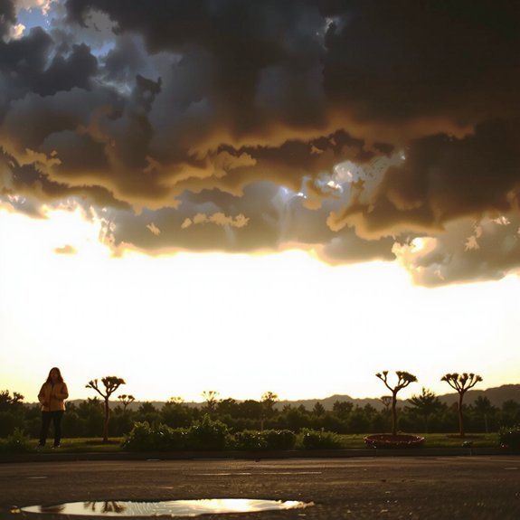 chilly breezy dry afternoon