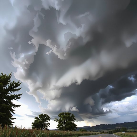 clouds signal imminent rain