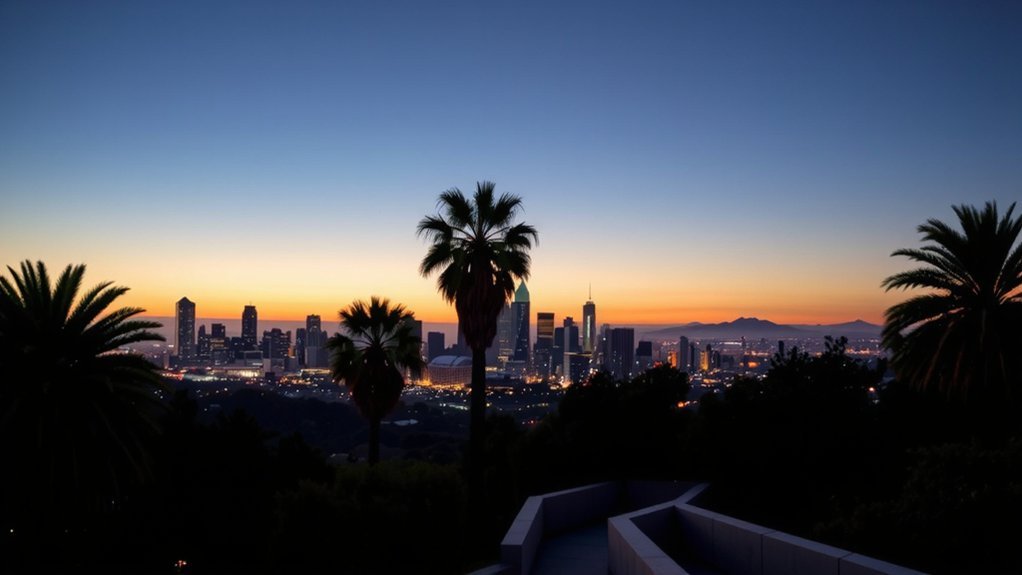 coastal fog golden hour