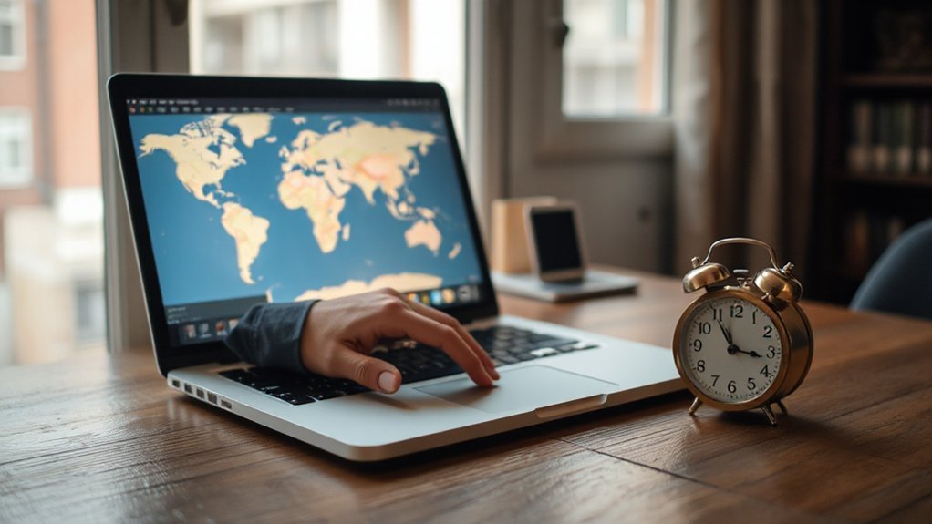 correct computer time zone