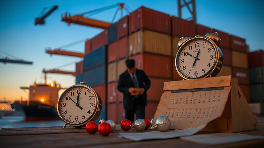 customs hours dictate delivery