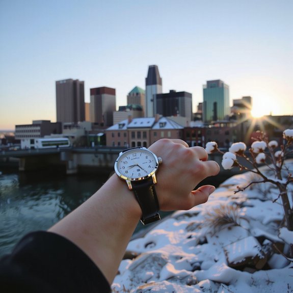 denver winter morning december