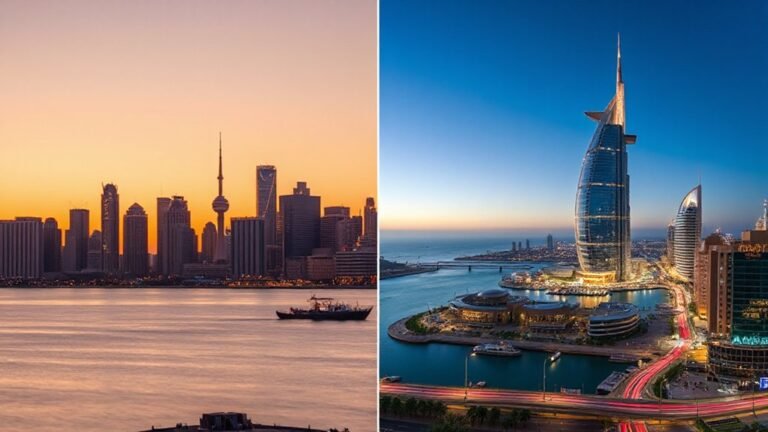 doha dubai time comparison