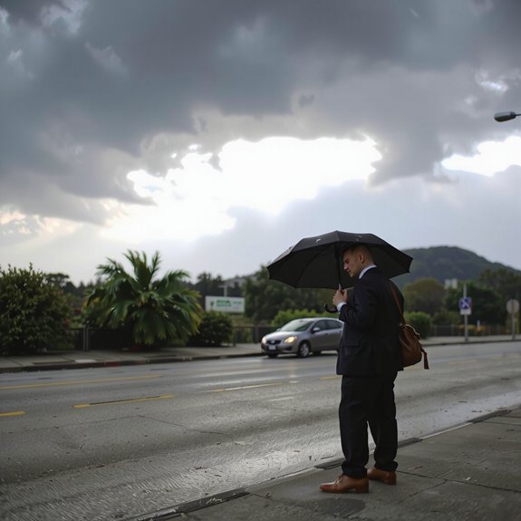 dry northerly cold front