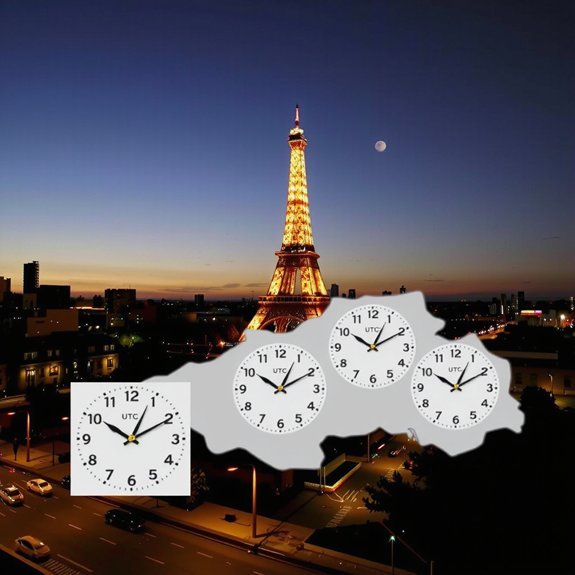 france utc 1 to utc 2