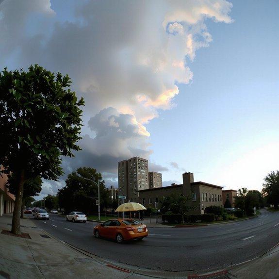 gradual evening shower chances
