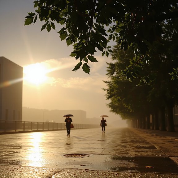 gray gusty flurries expected