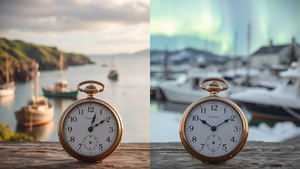 half hour hour seasonal shift