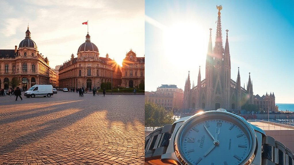 madrid barcelona observe dst