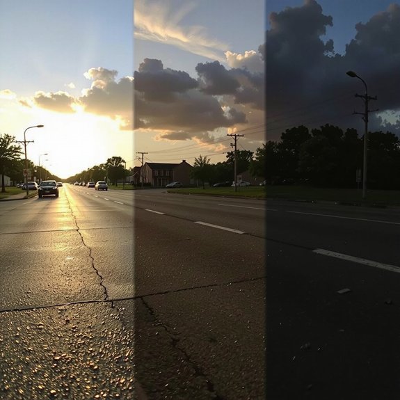 northwest winds fluctuating temperatures