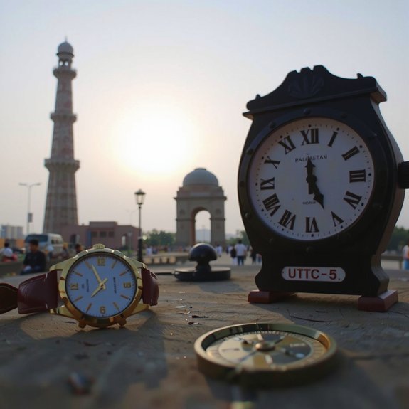 pakistan single timezone utc 5