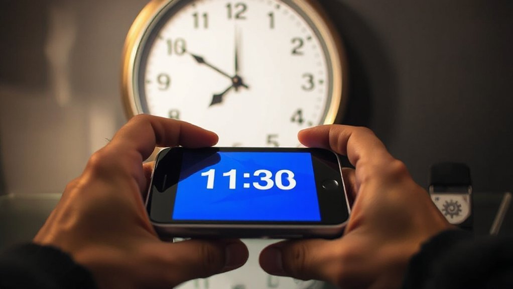 phone time synchronization issues