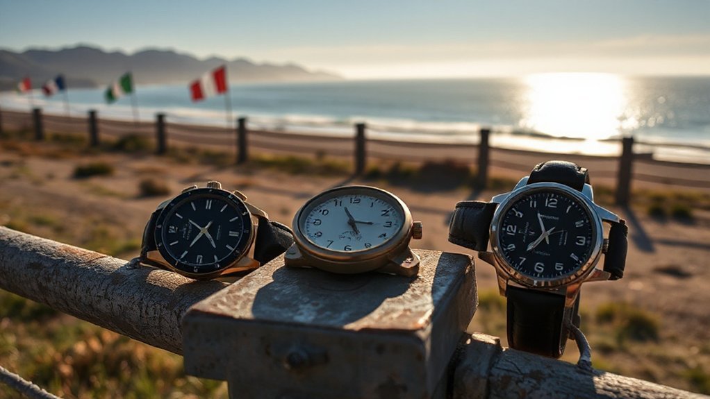 political and quirky timekeeping