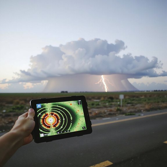 radar pinpoints storm arrival