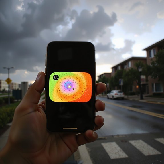 radar shows rain approaching