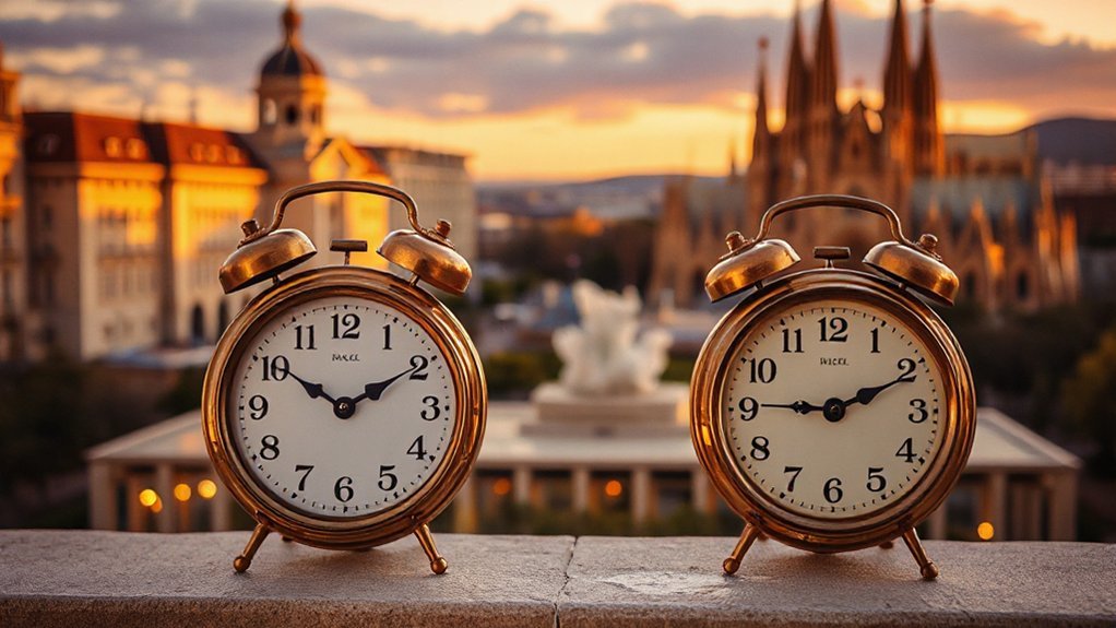 same clock same time