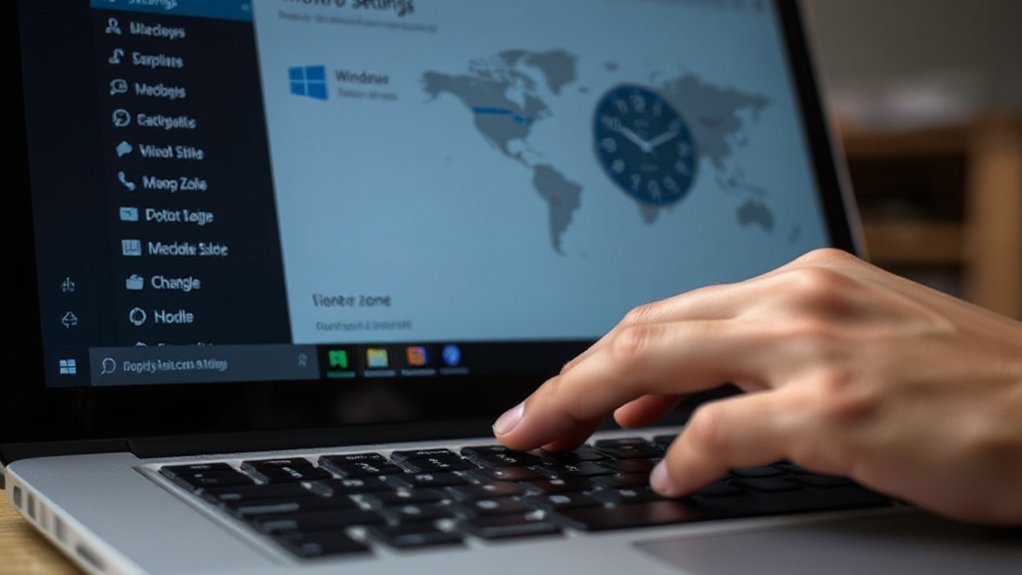 set time zone automatically