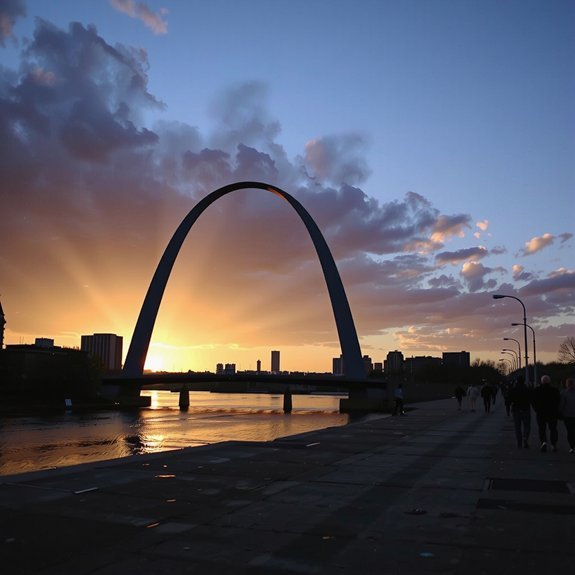 short st louis winter daylight