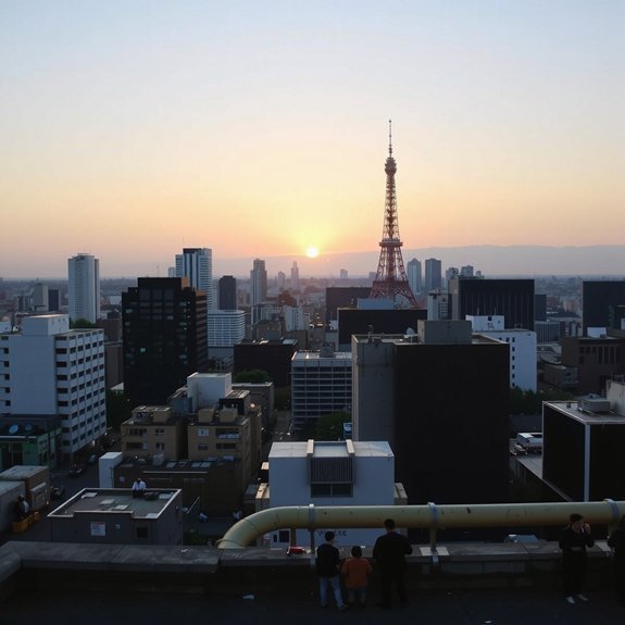 tokyo december short daylight
