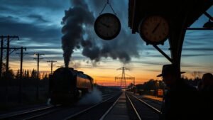 trains created time zones