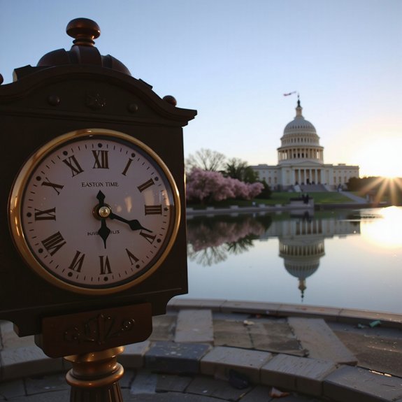 washington d c wintertime est