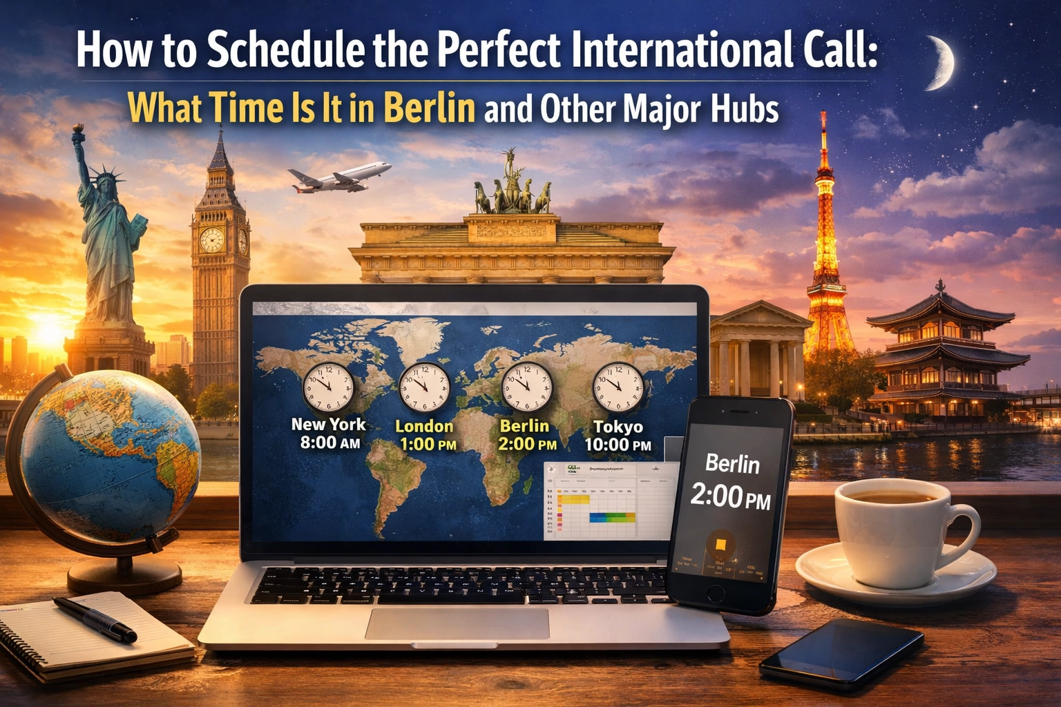 How to Schedule the Perfect International Call: What Time Is It in Berlin and Other Major Hubs
