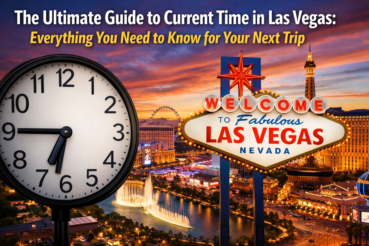 The Ultimate Guide to Current Time in Las Vegas: Everything You Need to Know for Your Next Trip